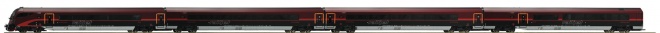 Set of 4 passenger cars Railjet RJ 162 with interior LED lights<br /><a href='images/pictures/Roco/234476.jpg' target='_blank'>Full size image</a>
